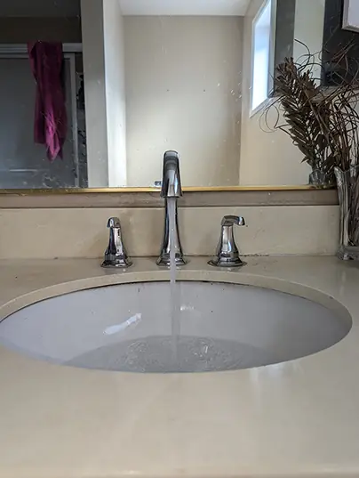 During a Commercial Faucet Repair Fountain Valley