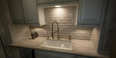 Fountain Valley During DIY Sink Installs