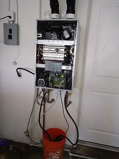 Included in a Tankless Flush Fountain Valley