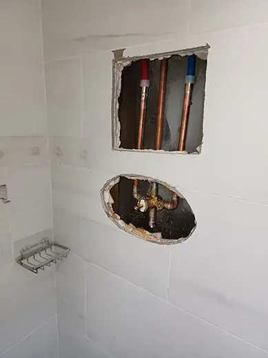 Shower Stoppage in Garden Grove