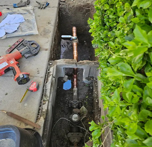 Copper Water Line Locating in Huntington Beach
